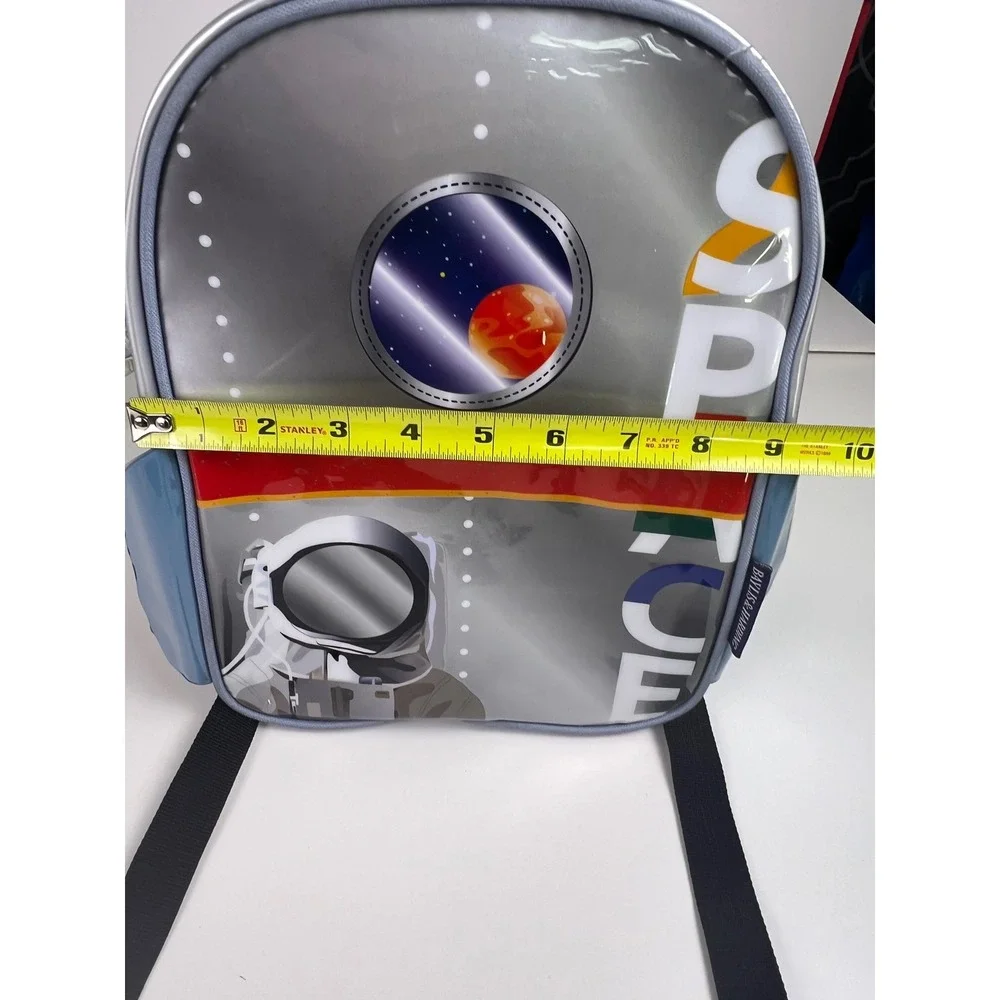 Baylis & Harding Kids Space Pilot Astronaut Backpack Shiny Silver Zipper‎ Pouch